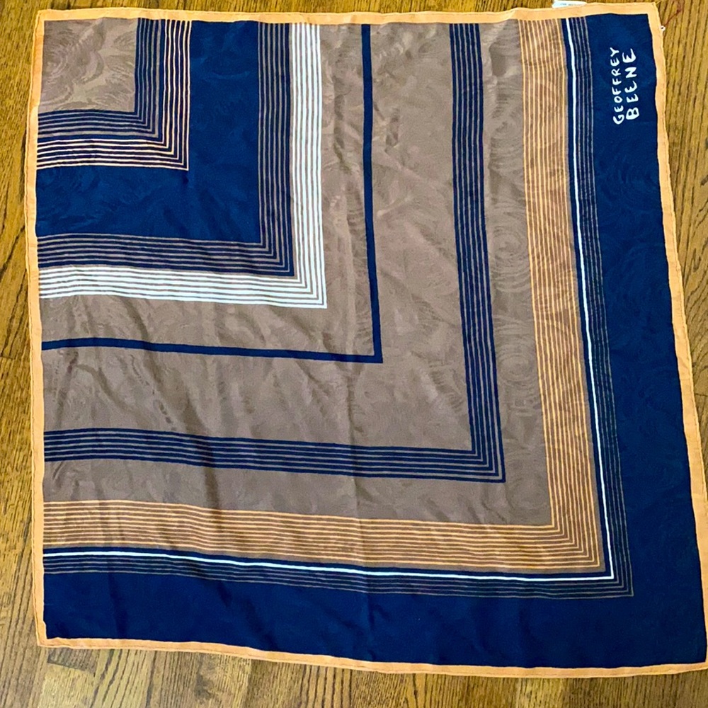 Vintage Geoffrey Beene silk scarf